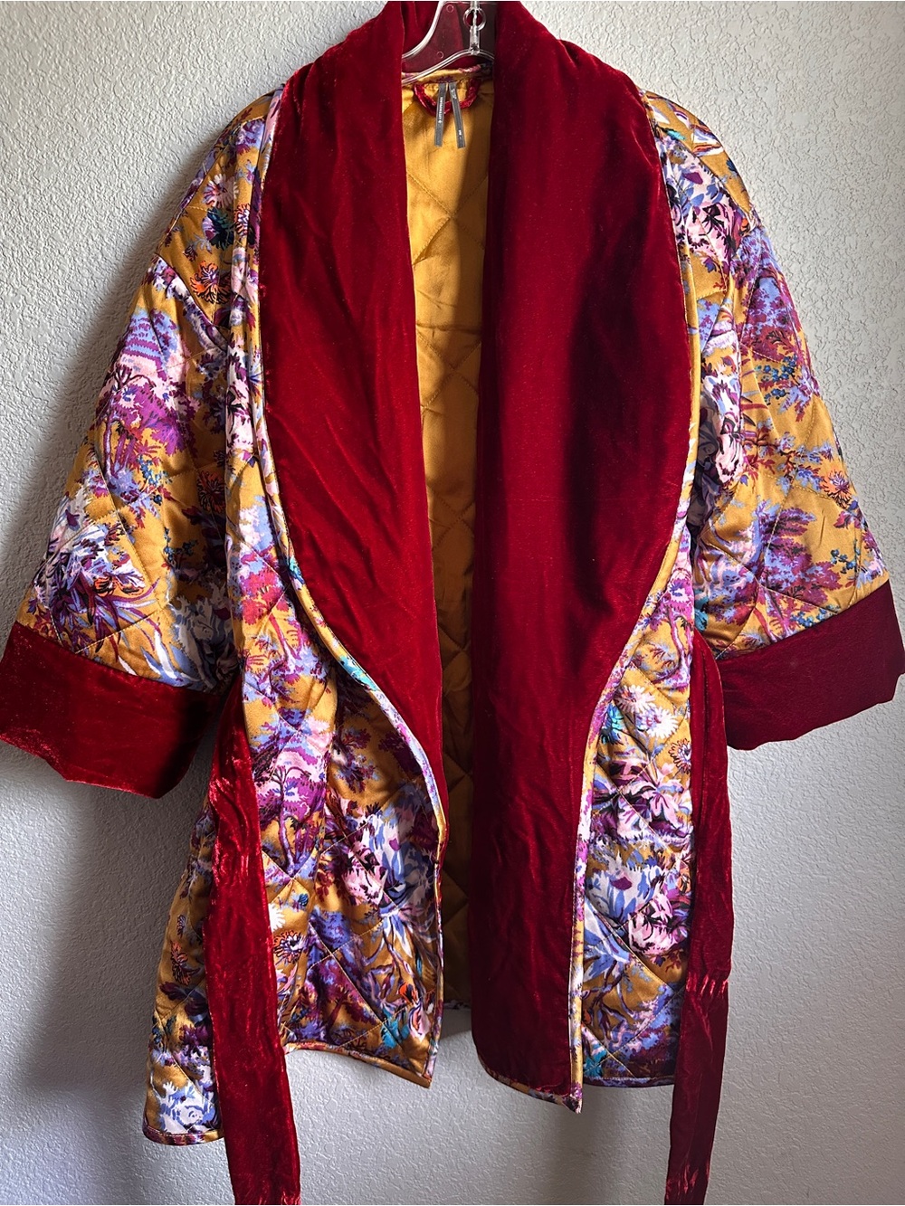 Anthropologie Quilted Sleep Robe